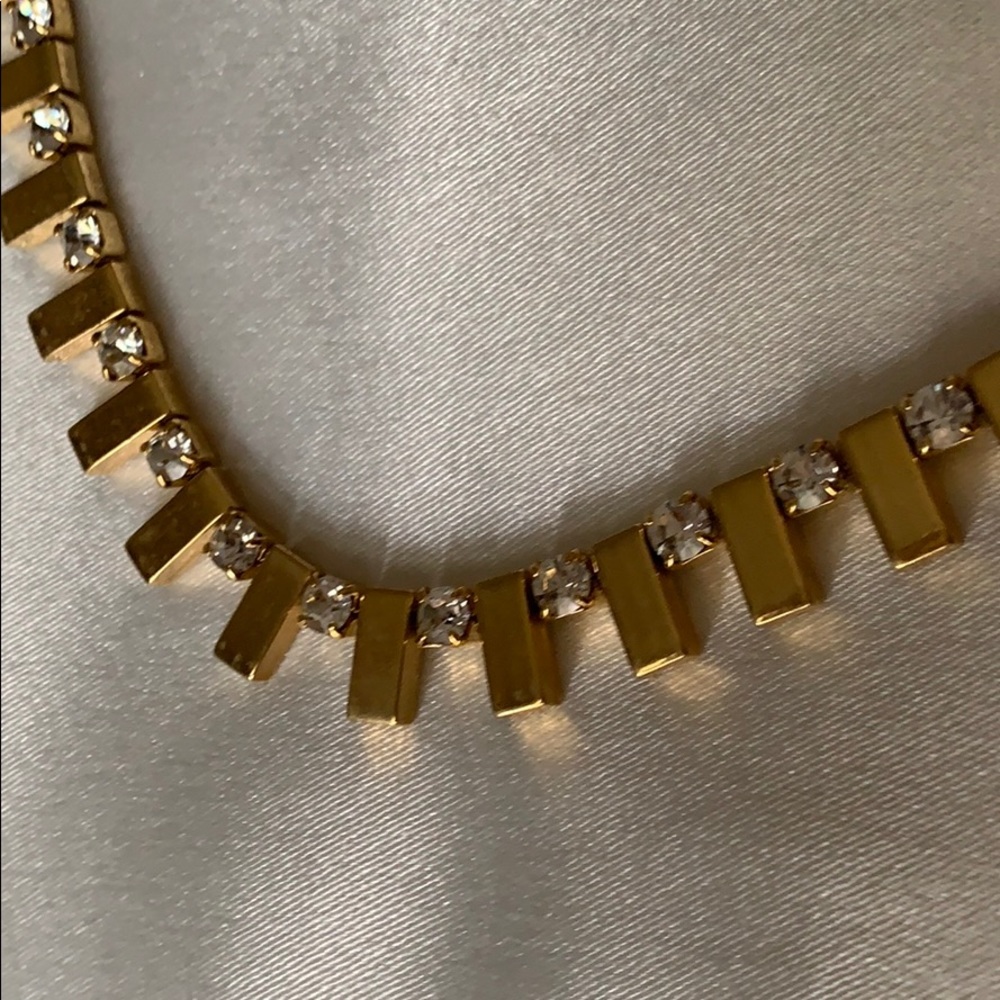 Gold statement necklace - Picture 5 of 5